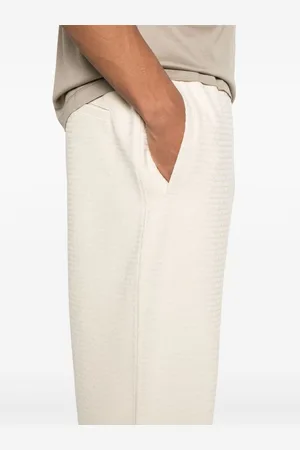 Emporio Armani Pantalone Tuta Con Logo Allover