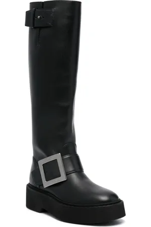 Roger Vivier Stivale Viv Rangers High In Pelle