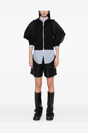 SACAI Felpa Con Cappuccio In Cotone E Nylon