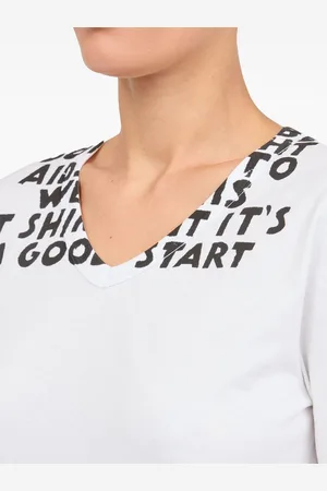Maison Margiela T-shirt In Cotone Stampata