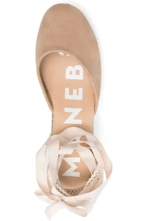 MANEBI Espadrillas Hamptons In Suede Con Zeppa Bassa
