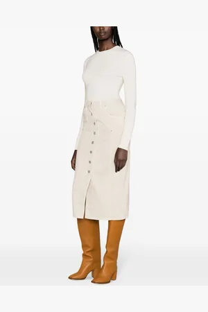 Marant Etoile Gonna Midi Vandy In Jeans
