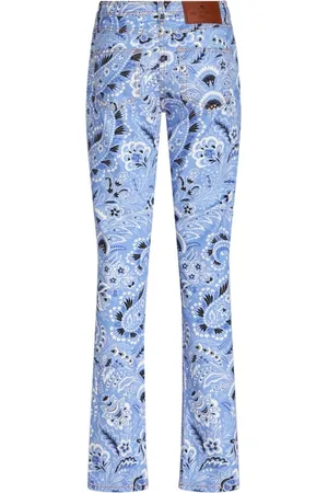 Etro Jeans In Denim Stampato