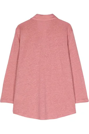 Majestic Camicia In Lino Con Manica 3/4