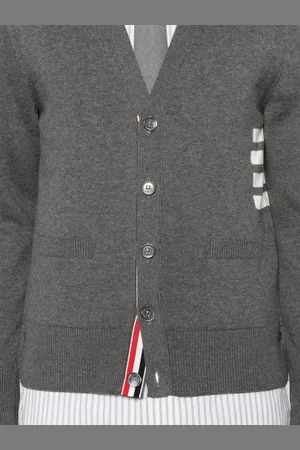 Thom Browne Cardigan 4bar In Cotone