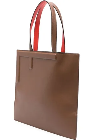 Fendi Borsa Flip Media In Pelle