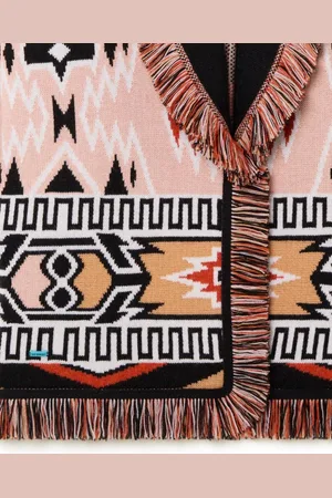 Alanui Cardigan Geometric Roots In Lana
