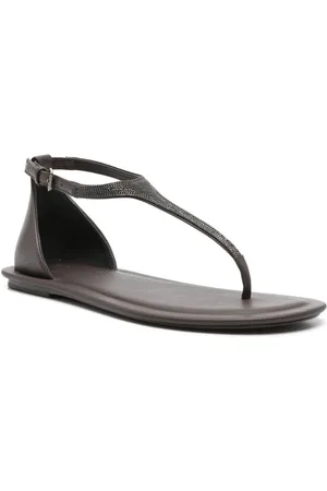 Brunello Cucinelli Sandalo Infradito In Pelle