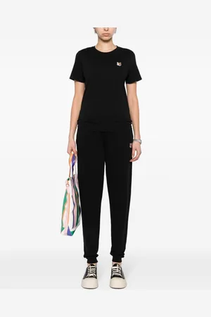 Maison Kitsuné T-shirt Fox Head Patch In Cotone