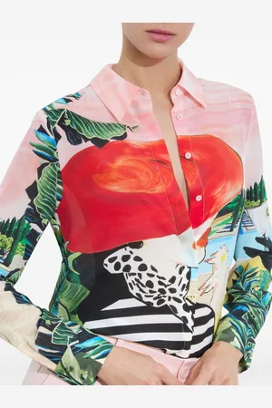 ALICE+OLIVIA Camicia Willa Stampata