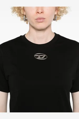 Diesel T-shirt Oval-d In Cotone