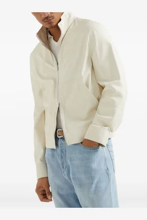 Brunello Cucinelli Bomber Reversible In Pelle