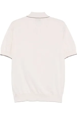 Brunello Cucinelli Polo In Maglia Di Cotone