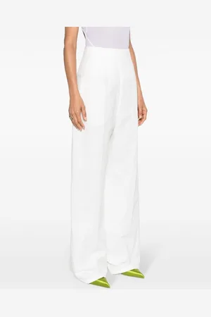 Sportmax Pantalone In Misto Lino E Cotone