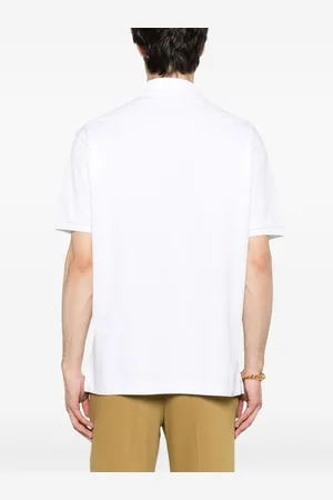 Gucci Polo In Cotone Con Dettaglio Web