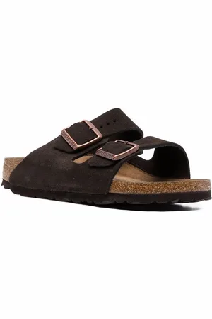 Birkenstock Sandalo Arizona Sbf In Pelle Scamosciata