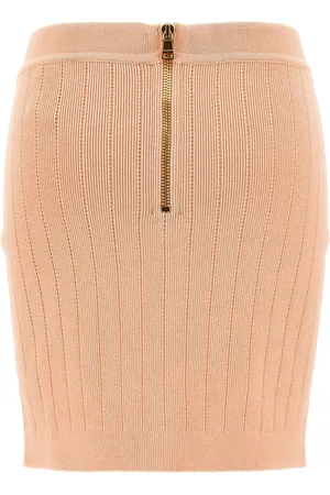 Balmain Mini Gonna In Maglia