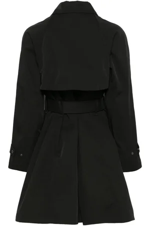 Emporio Armani Trench Corto In Misto Cotone