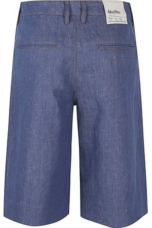 Max Mara Bermuda In Misto Lino Cotone