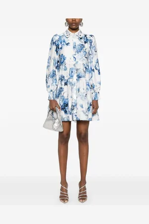 ALICE+OLIVIA Abito Corto Junia Stampato