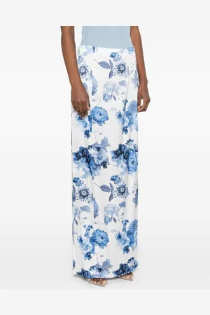 ALICE+OLIVIA Gonna Lunga Stephine Stampata