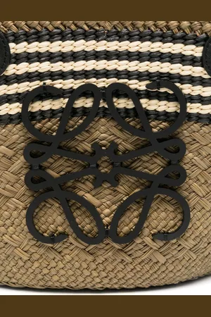 Loewe Borsa Anagram Basket Piccola In Rafia