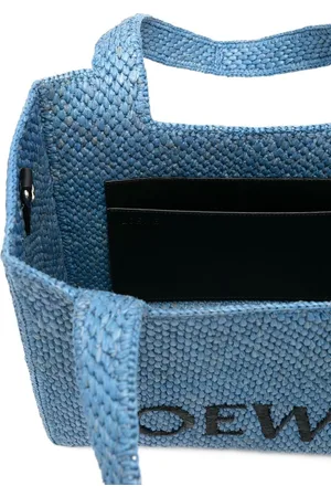 Loewe Borsa Loewe Font Media In Rafia