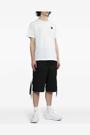 Comme des Garçons T-shirt Black Heart In Cotone