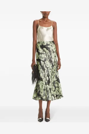 Tory Burch Gonna Lunga Stampata