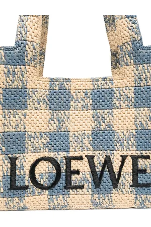 Loewe Borsa Loewe Font Media In Rafia