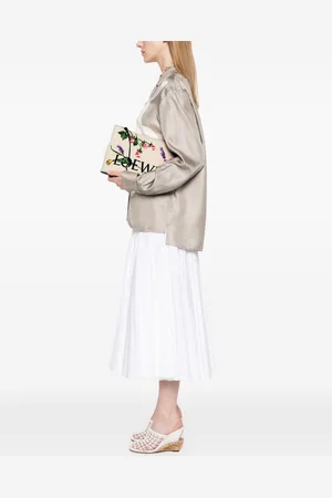 Loewe Pochette Oblong In Denim