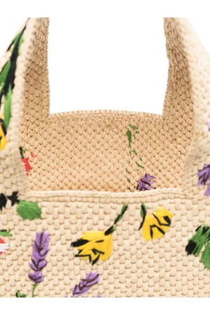 Loewe Borsa Loewe Font Flowers Piccola