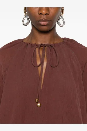 Loewe Blusa In Misto Cotone Seta