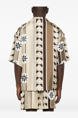 Loewe Camicia In Seta Stampata
