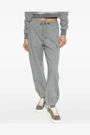 Alexander McQueen Pantalone Tuta In Cotone