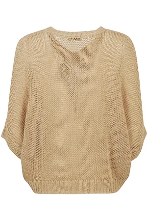 Base London Poncho In Lino Cotone