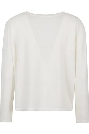 Base London Maglia Girocollo In Lino