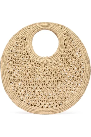 Jacquemus Borsa Le Petit Rond Spiaggia In Rafia
