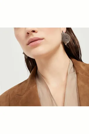 Brunello Cucinelli Orecchini Sculptured In