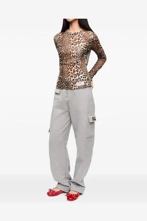 Ganni Top Leopardato