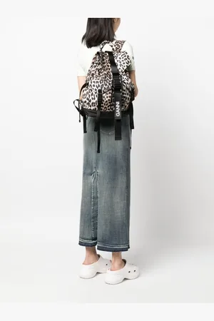 Ganni Zaino Tech Leopardato