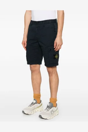 Stone Island Bermuda Con Applicazione Compass