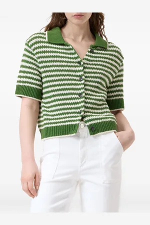 Closed Cardigan Rigato In Cotone