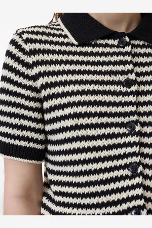 Closed Cardigan Rigato In Cotone