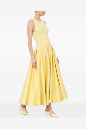 ALICE+OLIVIA Abito Lungo Adley In Cotone