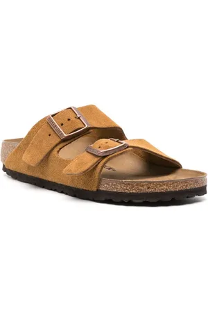 Birkenstock Sandalo Arizona In Pelle Scamosciata