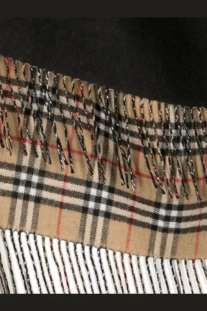 Burberry Mantella Reversibile In Lana