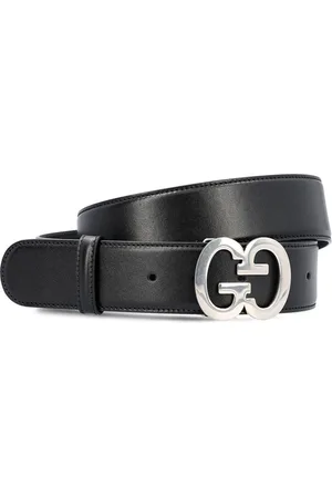 Gucci Cintura Larga Con Fibbia Gg