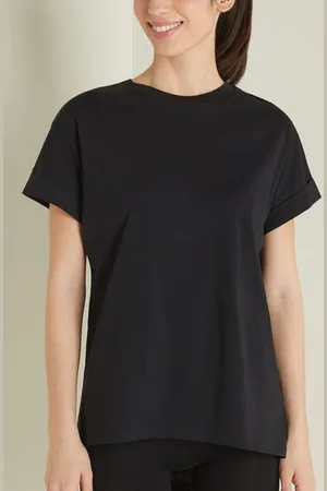 Tezenis T-Shirt in Cotone con Risvolto Kimono Donna
