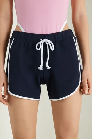 Tezenis Shorts Felpa Piping Donna